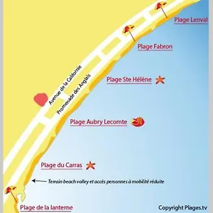 A 50 Mètres De La Plage Et De La Promenade Des Anglais Nice