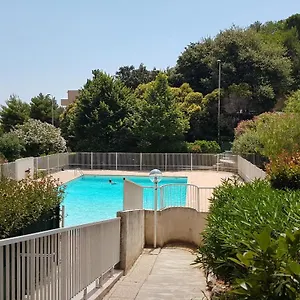 Park Fabron 2 Pieces Terrasse Piscine Parking Nice